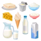 Yogurt, butter & cheese